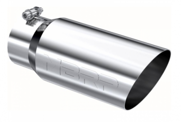 MBRP Exhaust Tail Pipe Tip 5" O.D. Angled Single Walled 4" Inlet 12" Length T304 Stainless